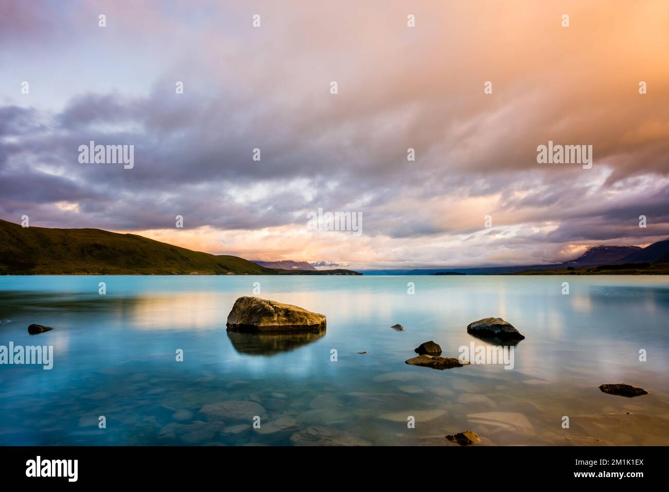 Lake Tekapo in South Island of New Zealand Stock Photo - Alamy