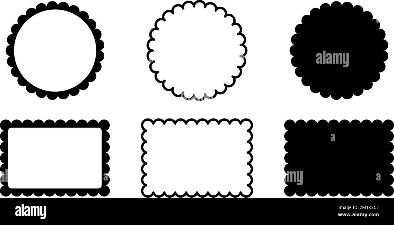 scallop shape clipart