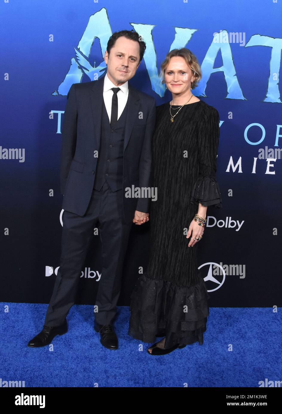 Hollywood, California, USA 12th December 2022 Actor Giovanni Ribisi and Emily Ward attend 20th Century Studio's 'Avatar 2: The Way of Water' U.S. Premiere at Dolby Theatre on December 12, 2022 in Hollywood, California, USA. Photo by Barry King/Alamy Live News Stock Photo