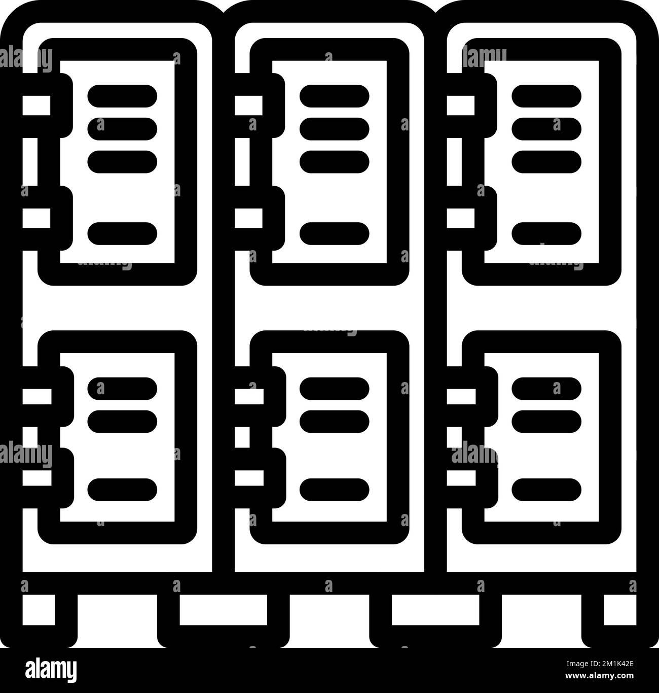 Teacher opening locker locker Stock Vector Images Alamy