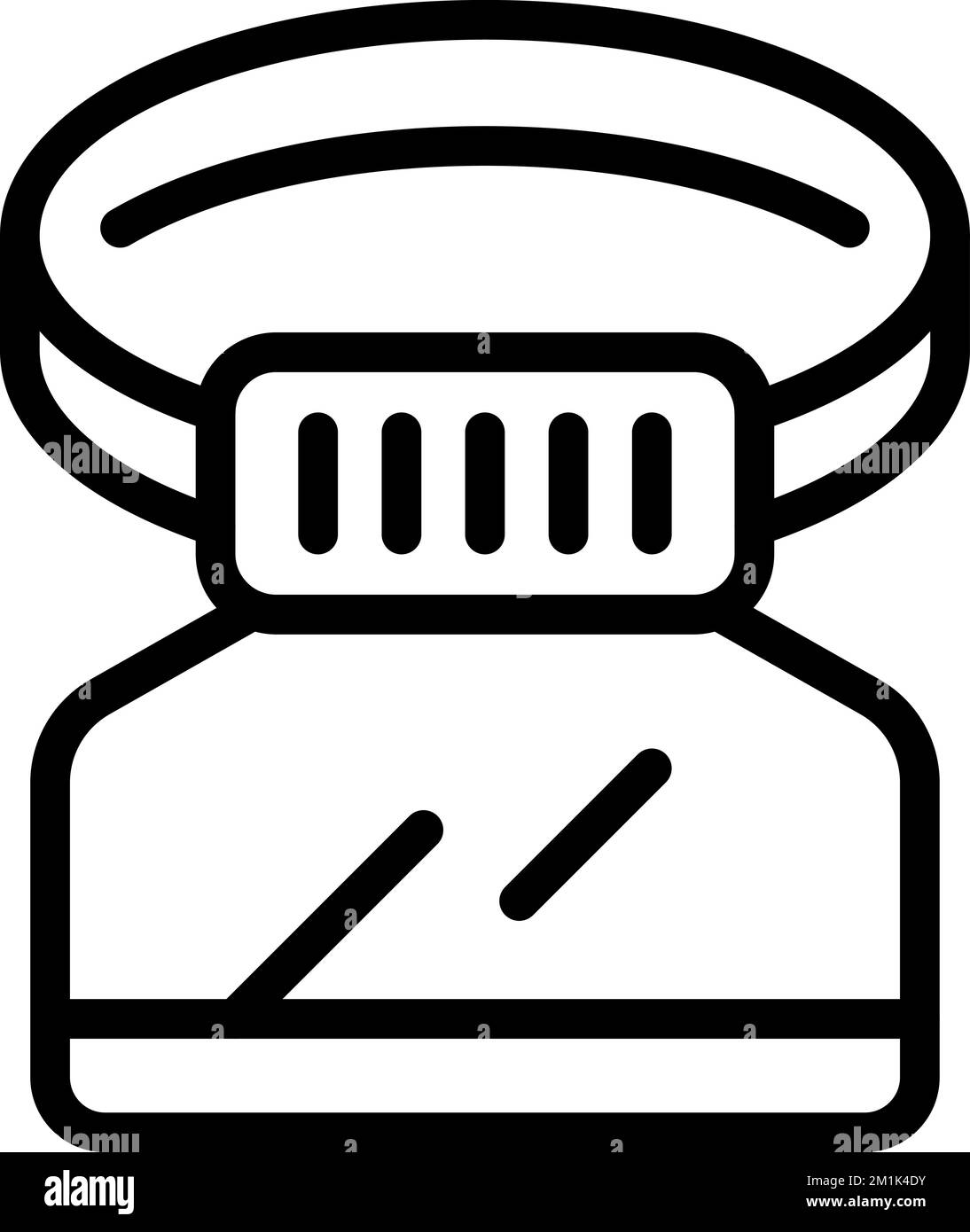 Protect mask icon outline vector. School safety. Study class Stock ...