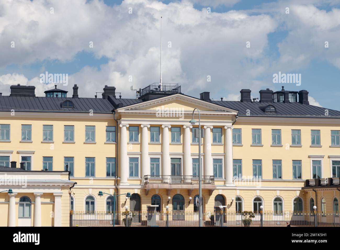 Helsinki, Finland - 12 June 2022: Building of Presidential Palace. Stock Photo