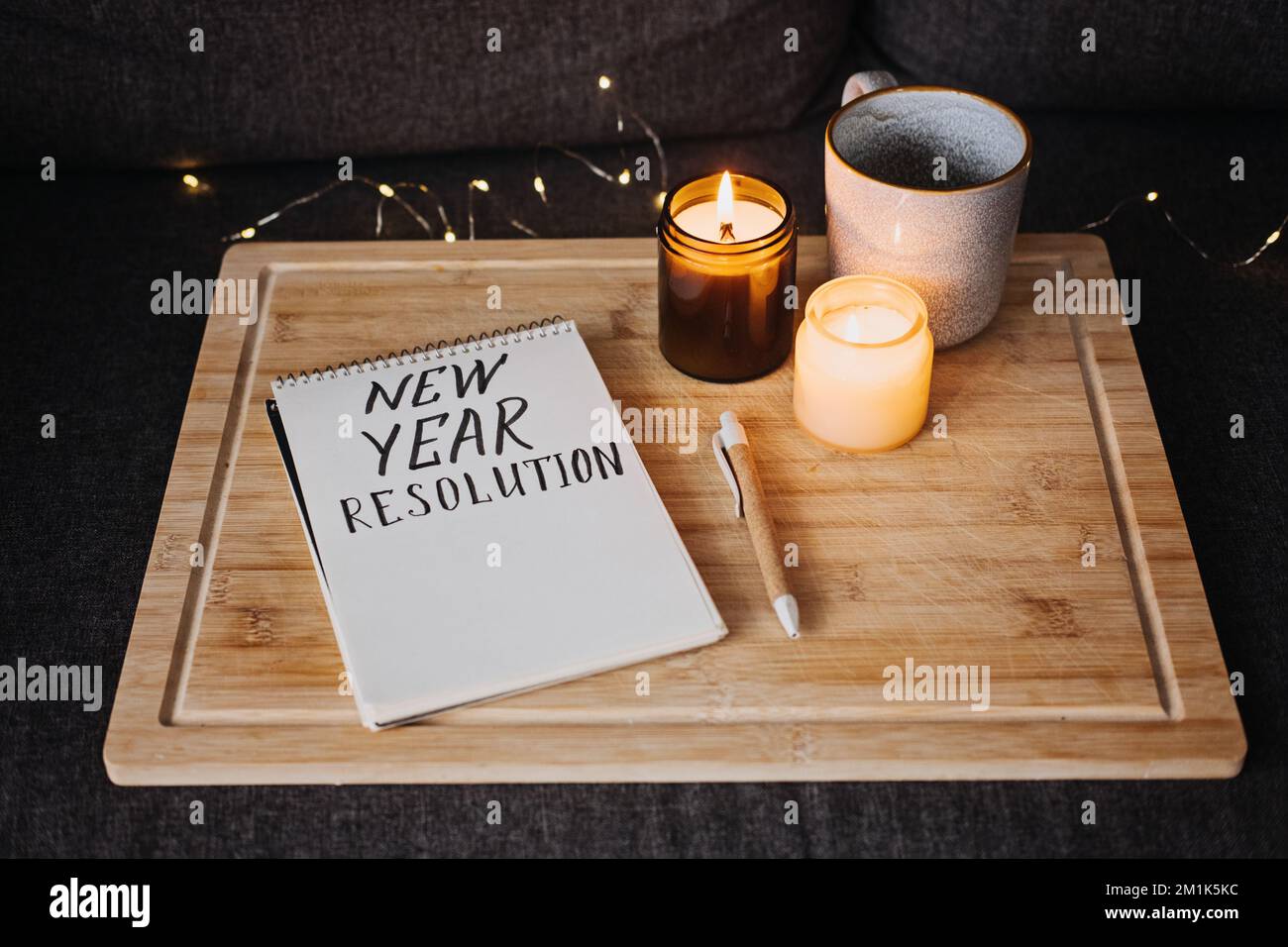 Goals for the 2023 year, New year resolution Text in open notepad near ...