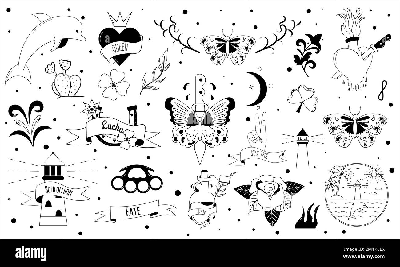 King & Queen Temporary Tattoo Set (2 tattoos) – TattooIcon