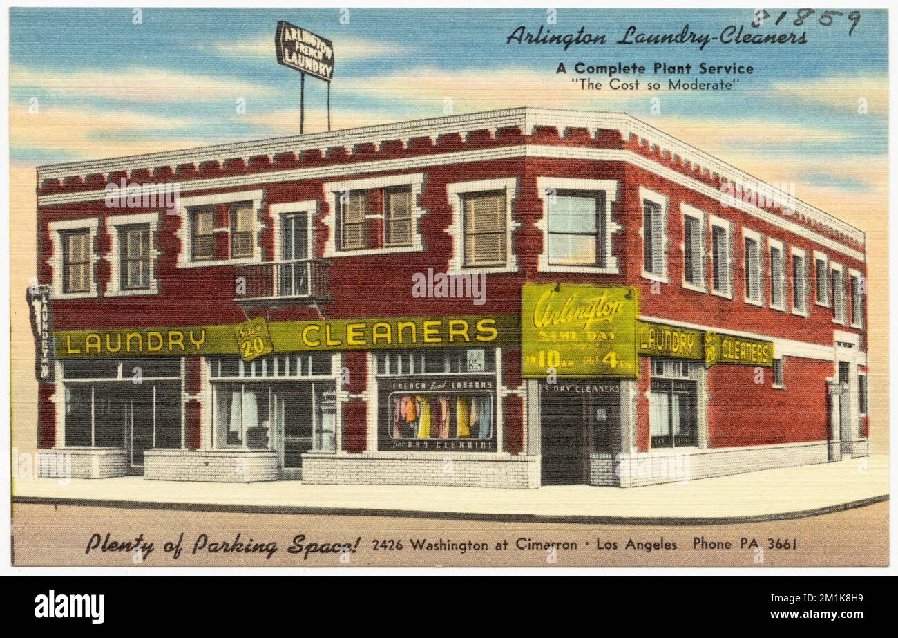 Arlington LaundryCleaners , Commercial facilities, Tichnor Brothers