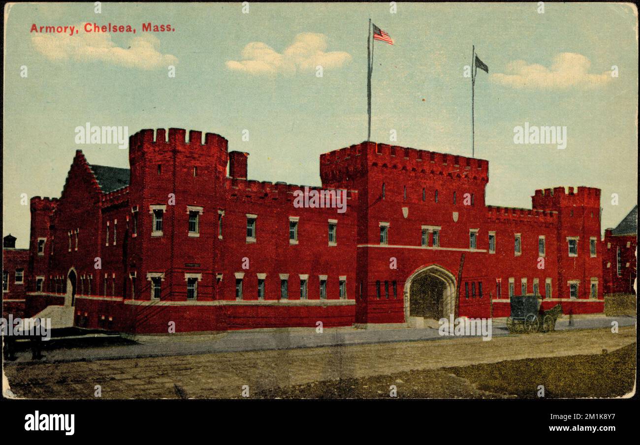 Armory, Chelsea, Mass. , Armories. Chelsea Public Library Archive