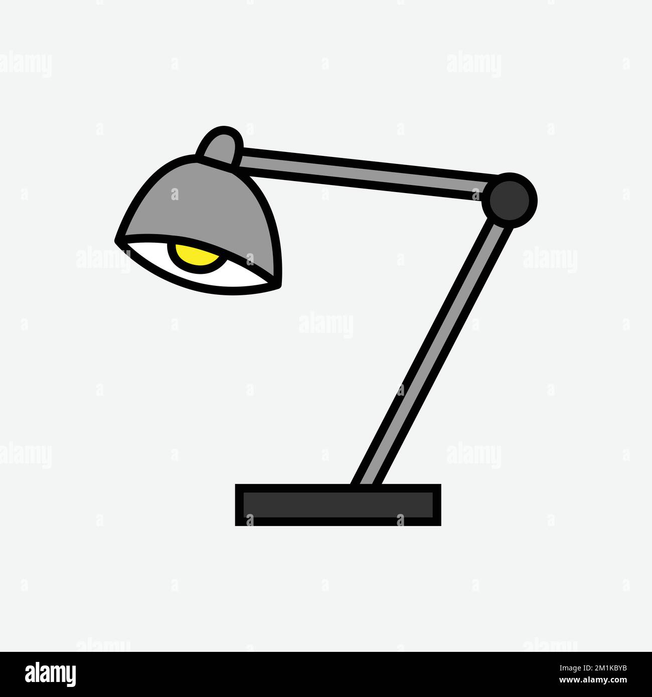 Desk Lamp Icon. Office Concept. Vector. Vector illustration Stock