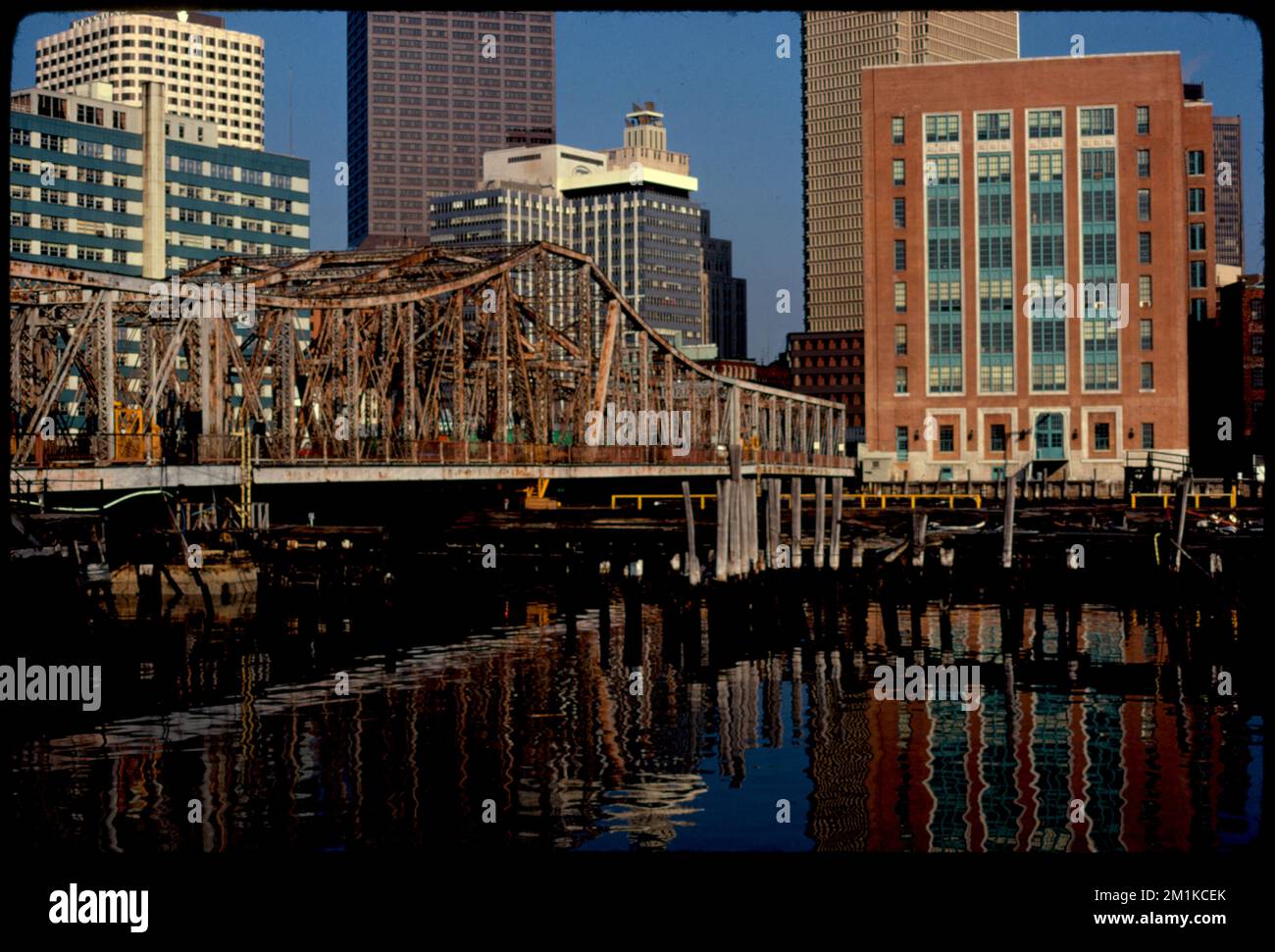 Picture of At Old Bridge on Northern Avenue - new apartment towers on waterfront ...