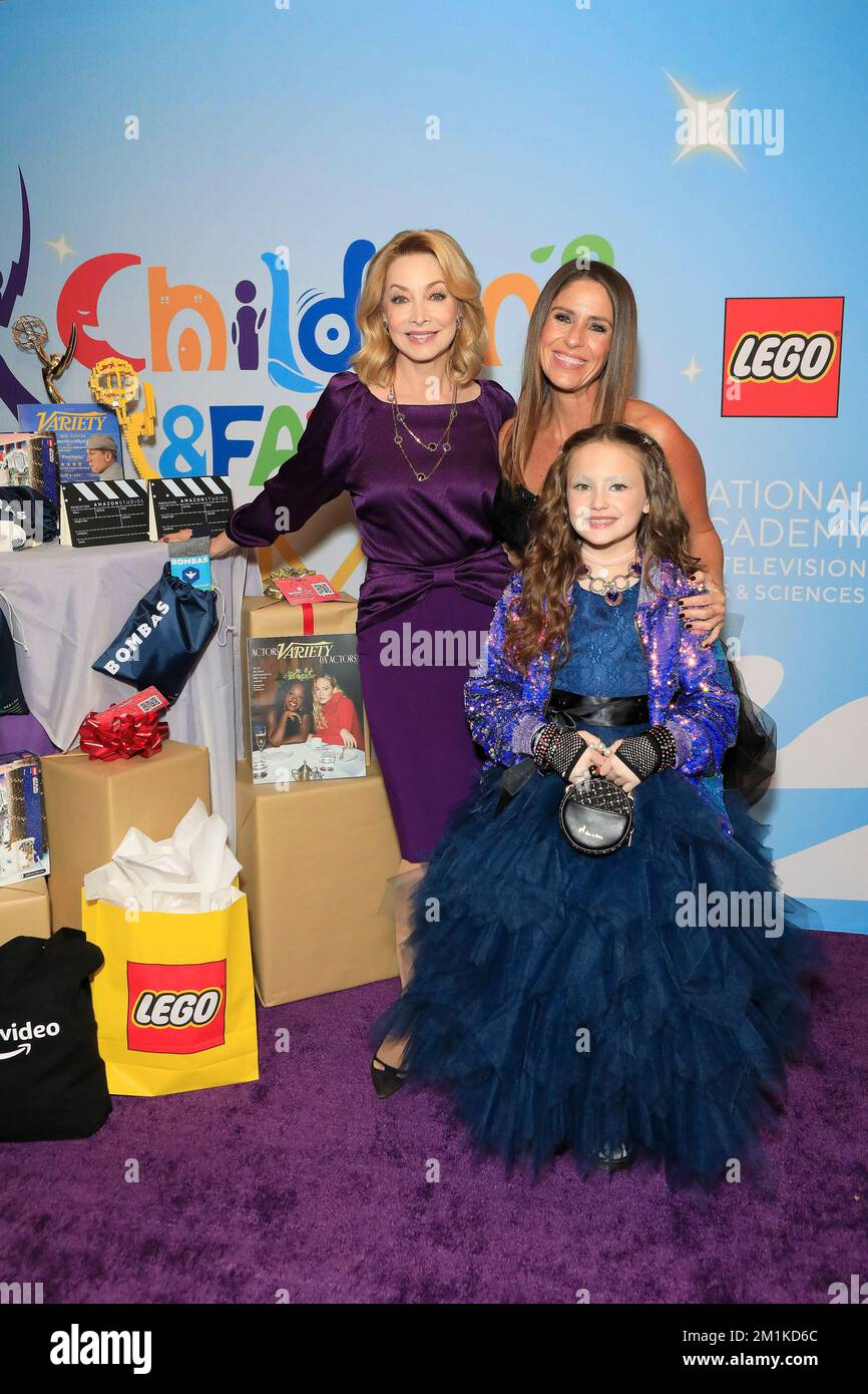 December 11, 2022, Los Angeles, California, USA: LOS ANGELES - DEC 11: Sharon Lawrence, Soleil Moon Frye, Quinn Annabelle Copeland at the 2022 Children's & Family Emmys at the Wilshire Ebell Theatre on December 11, 2022 in Los Angeles, CA (Credit Image: © Nina Prommer/ZUMA Press Wire) Stock Photo