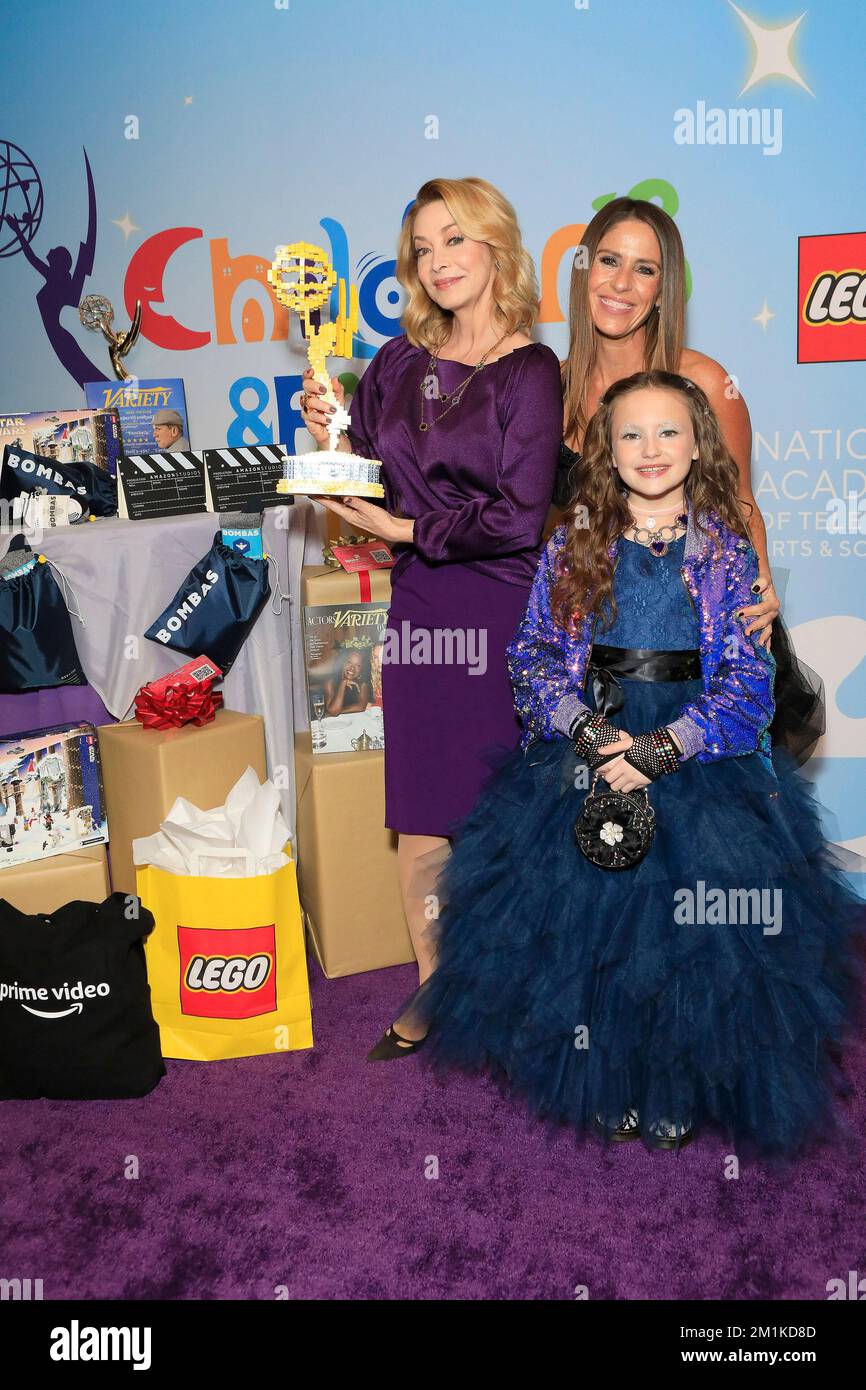 December 11, 2022, Los Angeles, California, USA: LOS ANGELES - DEC 11: Sharon Lawrence, Soleil Moon Frye, Quinn Annabelle Copeland at the 2022 Children's & Family Emmys at the Wilshire Ebell Theatre on December 11, 2022 in Los Angeles, CA (Credit Image: © Nina Prommer/ZUMA Press Wire) Stock Photo