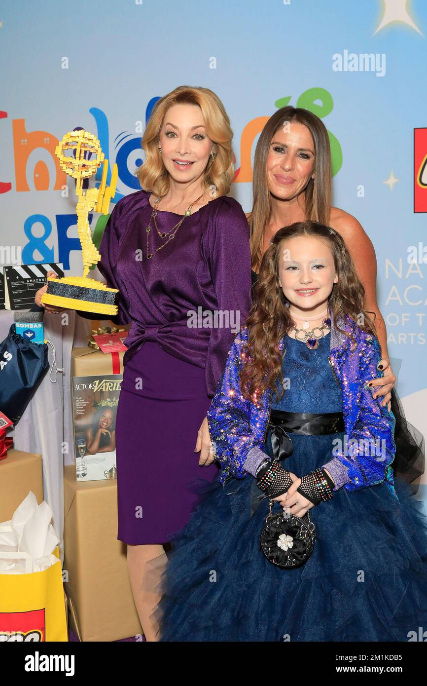 December 11, 2022, Los Angeles, California, USA: LOS ANGELES - DEC 11: Sharon Lawrence, Soleil Moon Frye, Quinn Annabelle Copeland at the 2022 Children's & Family Emmys at the Wilshire Ebell Theatre on December 11, 2022 in Los Angeles, CA (Credit Image: © Nina Prommer/ZUMA Press Wire) Stock Photo