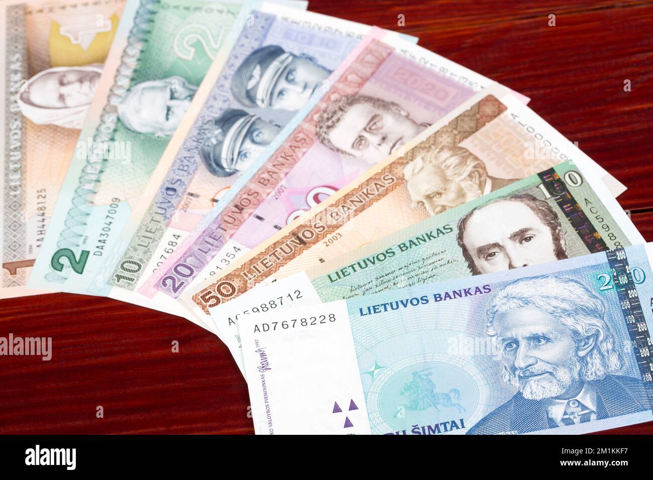 Lithuanian litas a business background with money Stock Photo - Alamy