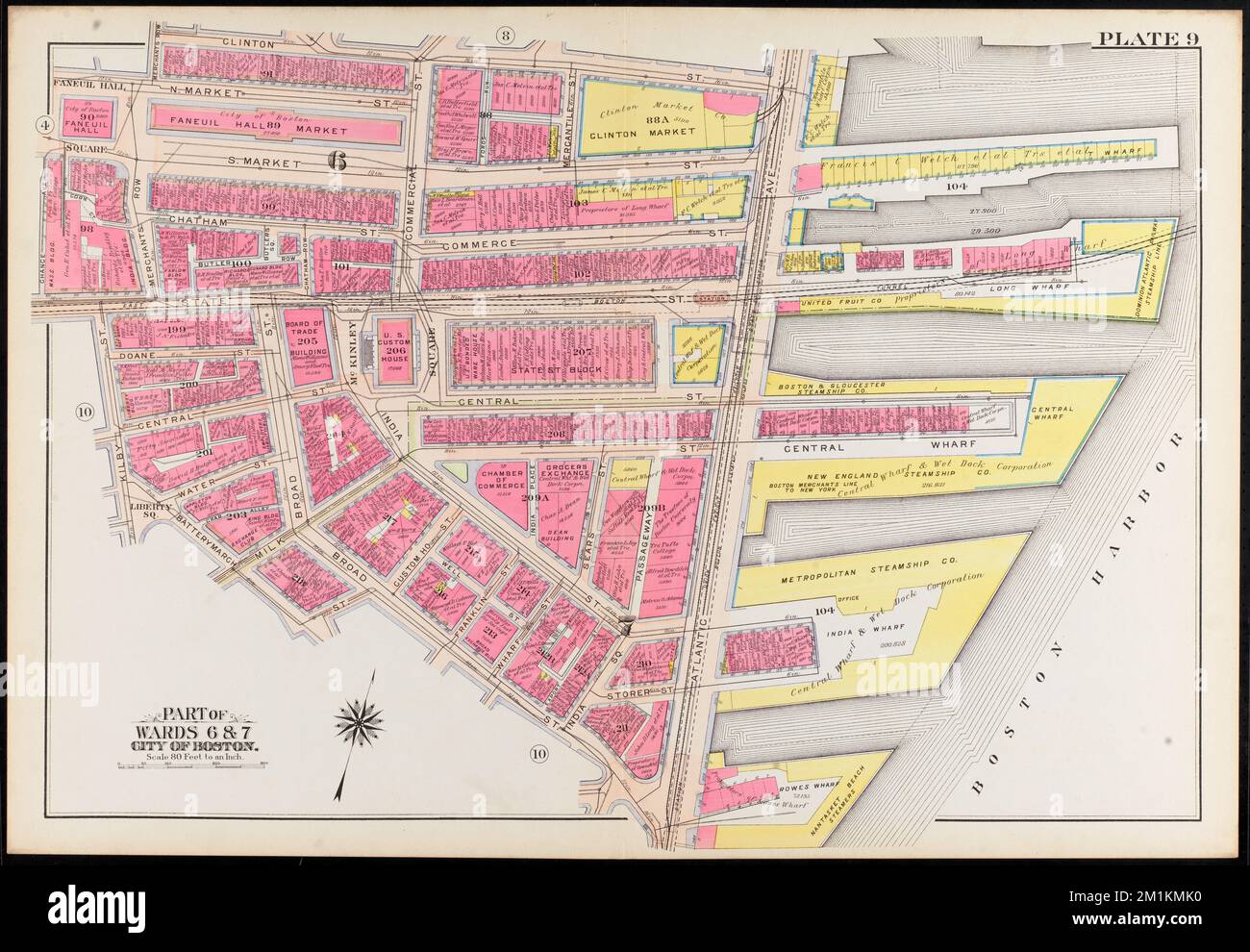 Atlas of the city of Boston, Boston proper and Back Bay : plate 9 ...