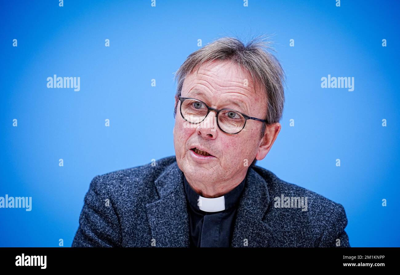 Berlin, Germany. 13th Dec, 2022. Prelate Karl Jüsten, Catholic Chairman