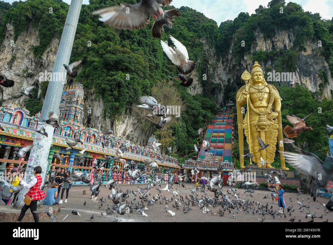 Kuala Lumpur, Malaysia - November 2022: Batu Caves is a Hindu shrine in Gombak, in the north of Kuala Lumpur on November 3, 2022 in Selangor, Malaysia Stock Photo