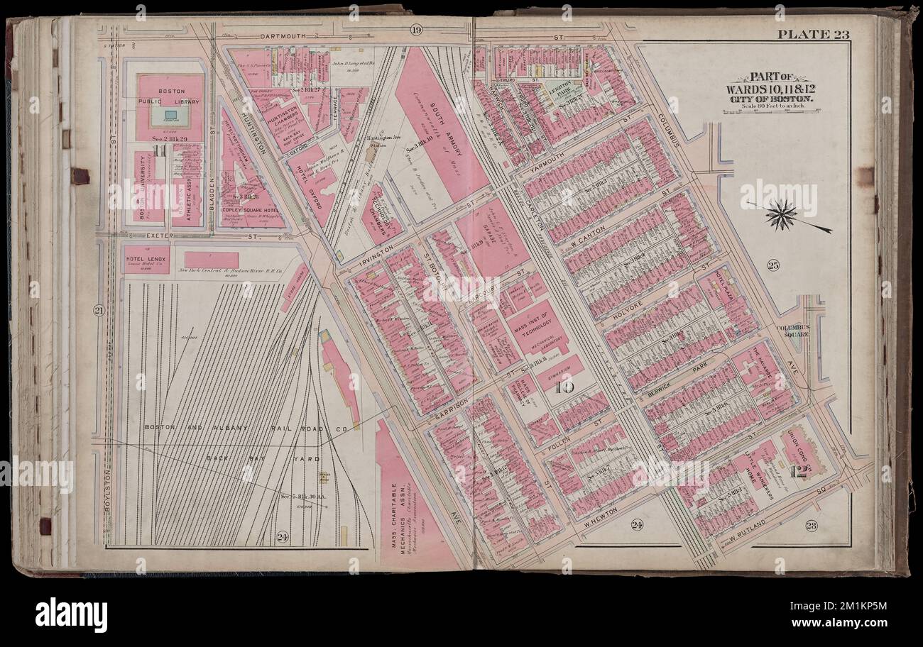 Atlas of the city of Boston, Boston proper and Back Bay : from actual ...