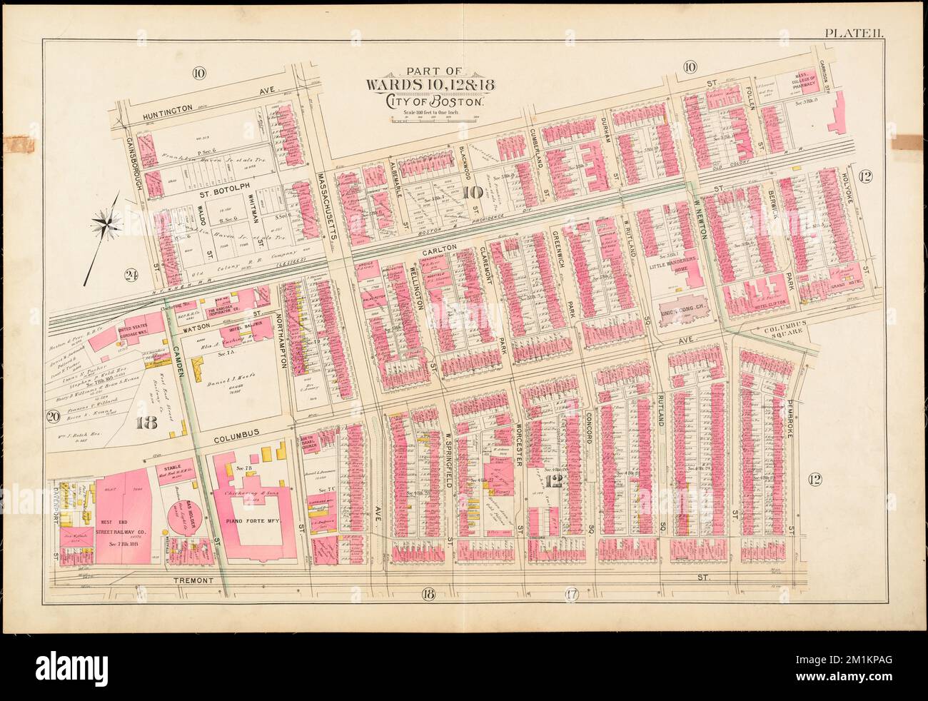Atlas of the city of Boston, Boston proper and Roxbury : plate 11 ...