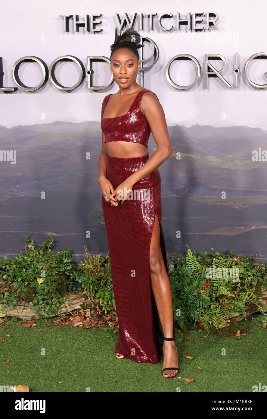 Sophia Brown, The Witcher Blood Origin World Premiere, BFI Southbank, London, UK, 12 December