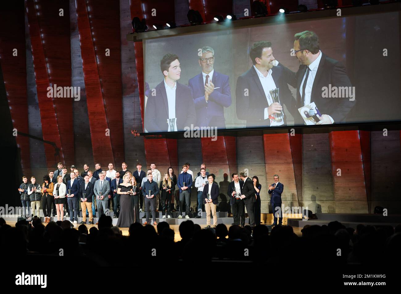 Paris, France - December 12, 2022, LE JOSSEC Tom and PEU Samuel during