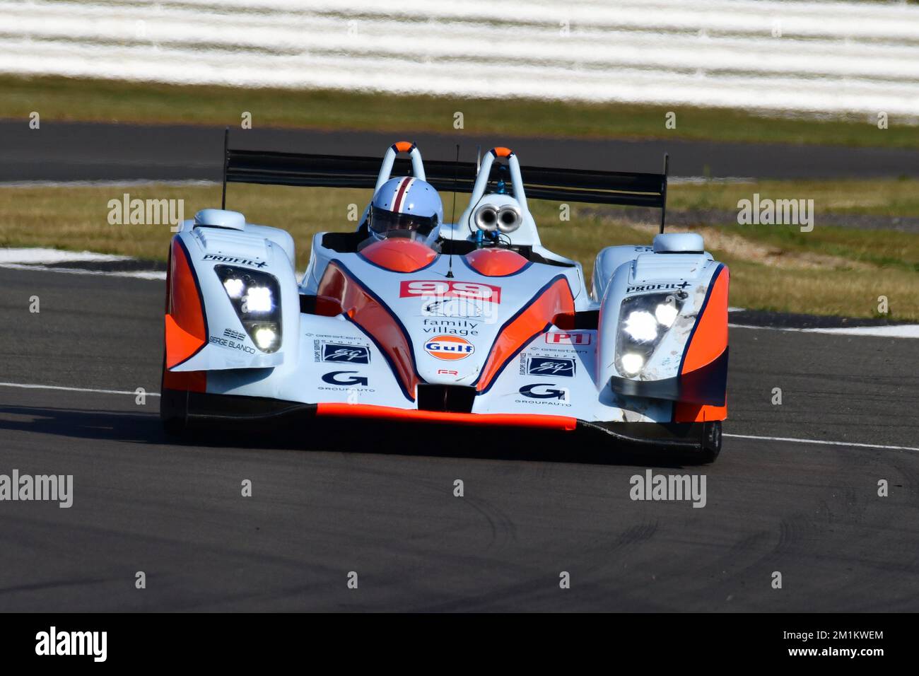 Jamie Constable, Pescarolo LMP1, Masters Endurance Legends, two races across the weekend on the full Grand Prix circuit, featuring contemporary Le Man Stock Photo