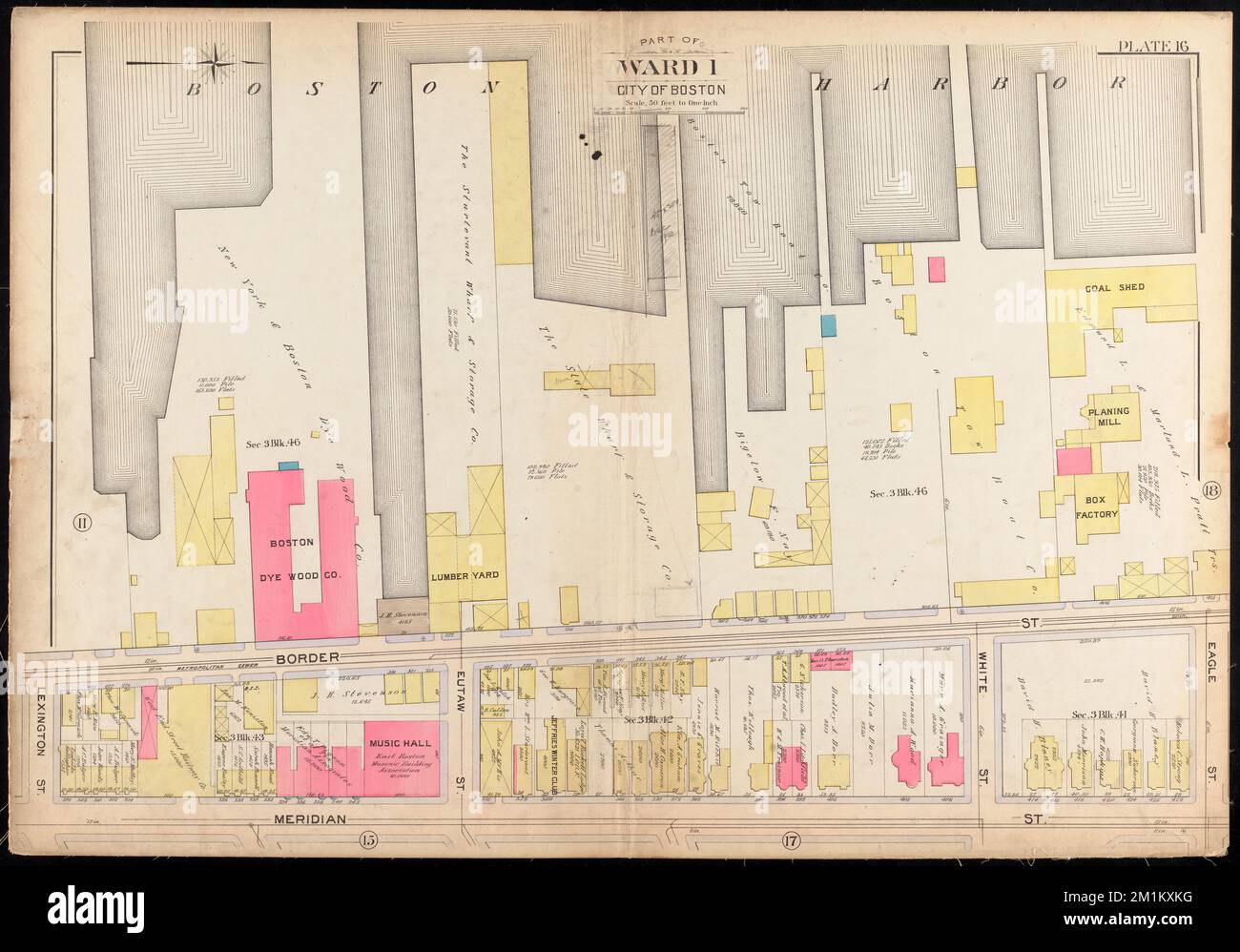 Atlas of the city of Boston, East Boston : plate 16 , Boston Mass ...