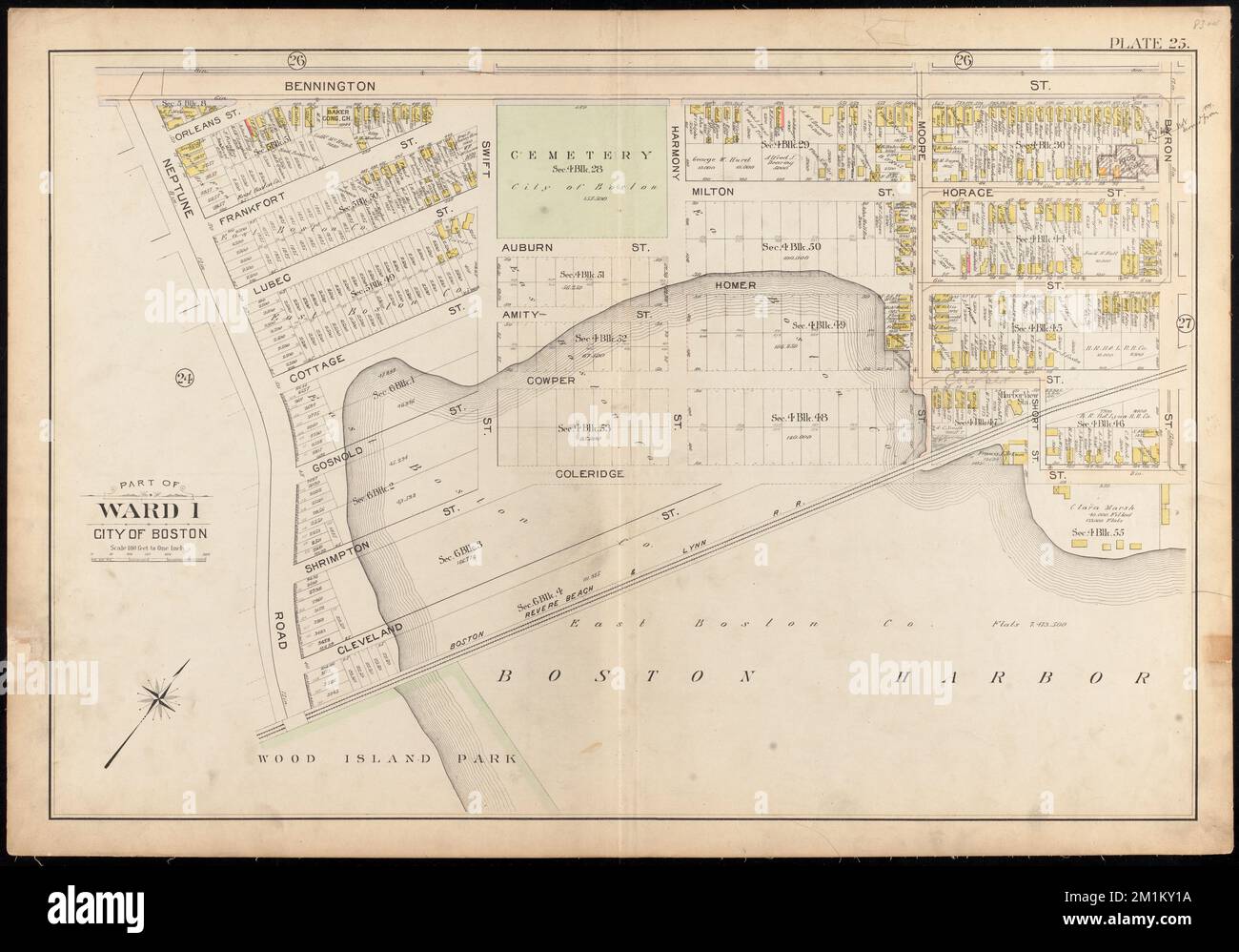 Atlas of the city of Boston, East Boston : plate 25 , Boston Mass ...