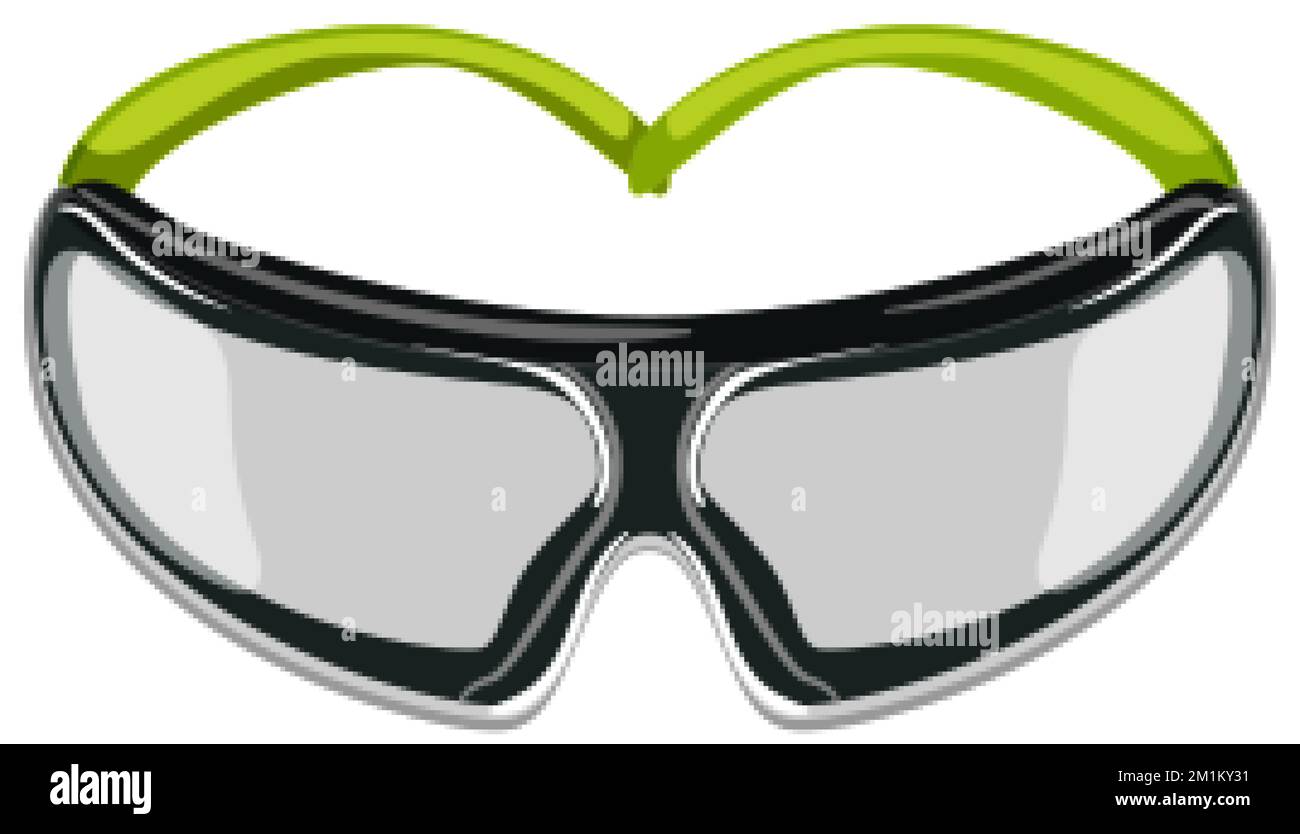 eye safety glasses cartoon vector illustration Stock Vector Image & Art