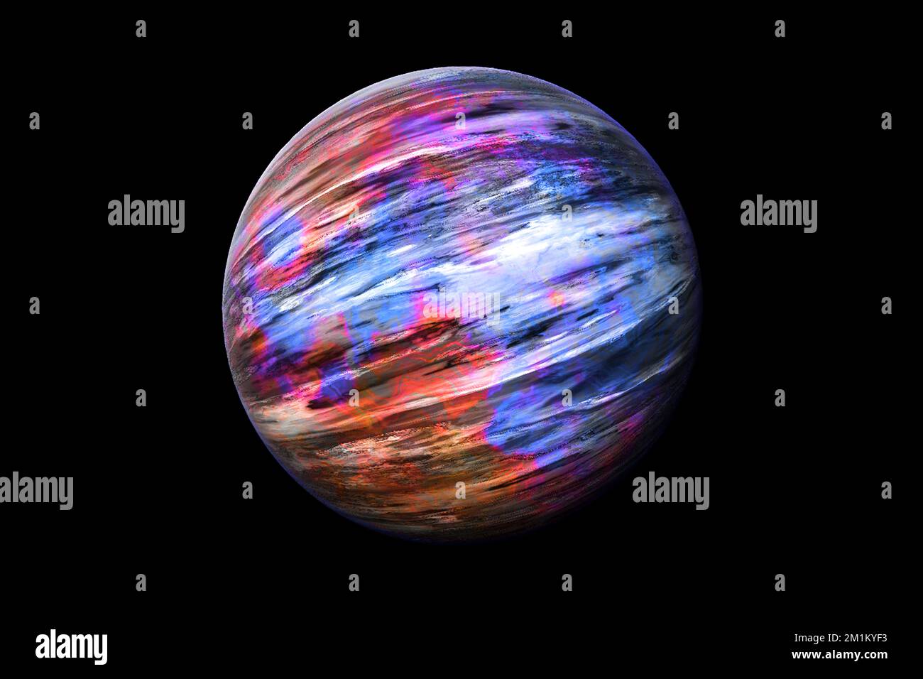 planet created with artificial intelligence Stock Photo - Alamy