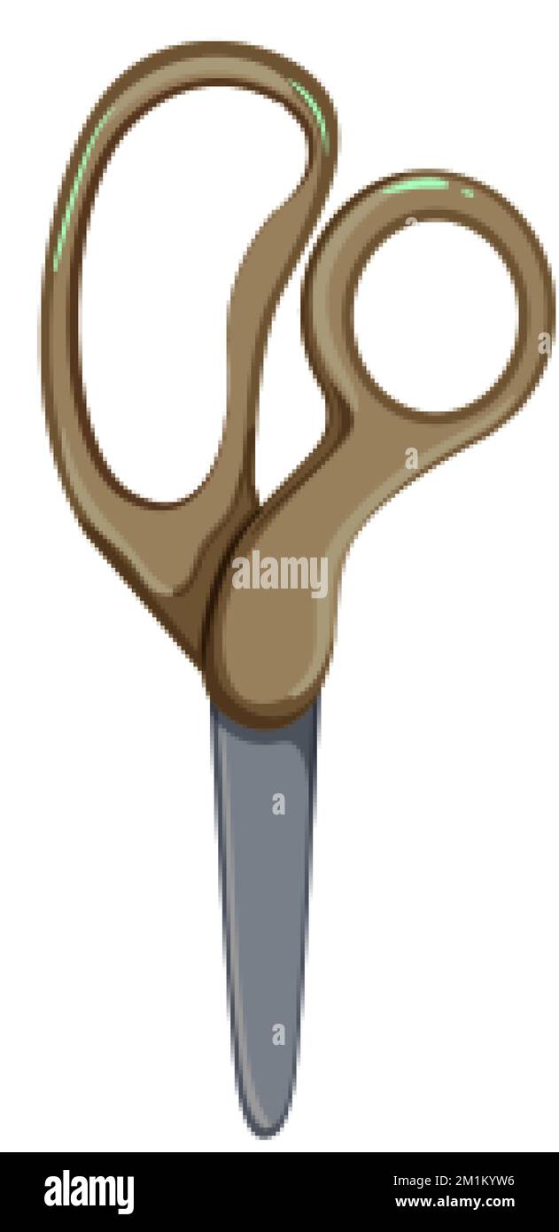 hair scissor cut cartoon vector illustration Stock Vector Image & Art