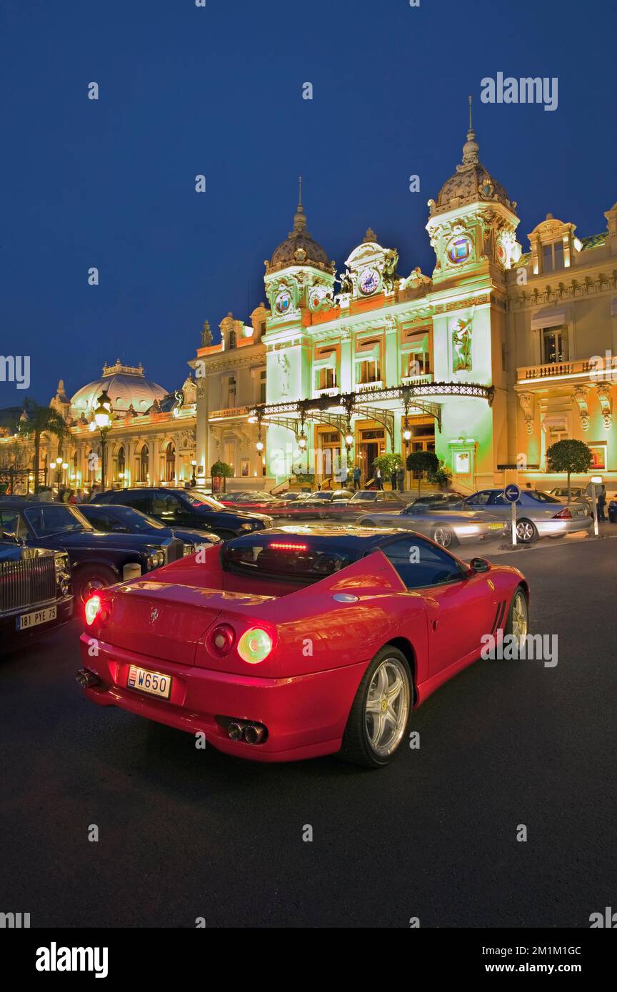 2005 Ferrari Superamerica GT Press launch drive around Monaco Stock Photo