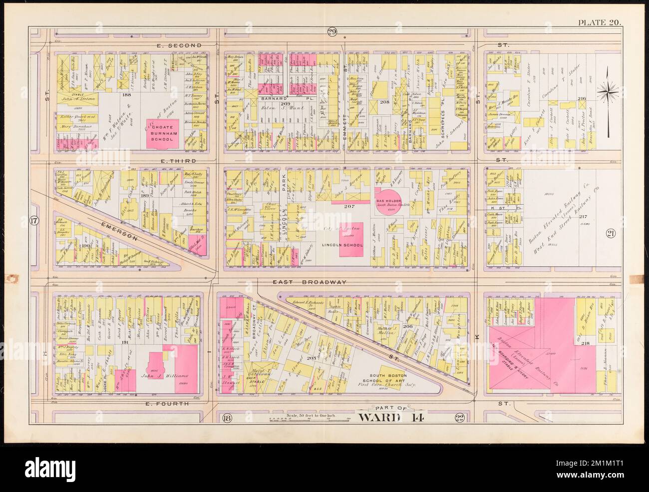 Atlas of the city of Boston, South Boston : plate 20 , Boston Mass ...