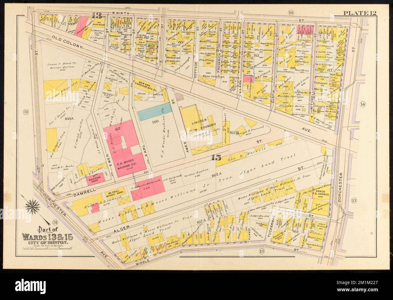 Atlas of the city of Boston, South Boston : plate 12 , Boston Mass ...