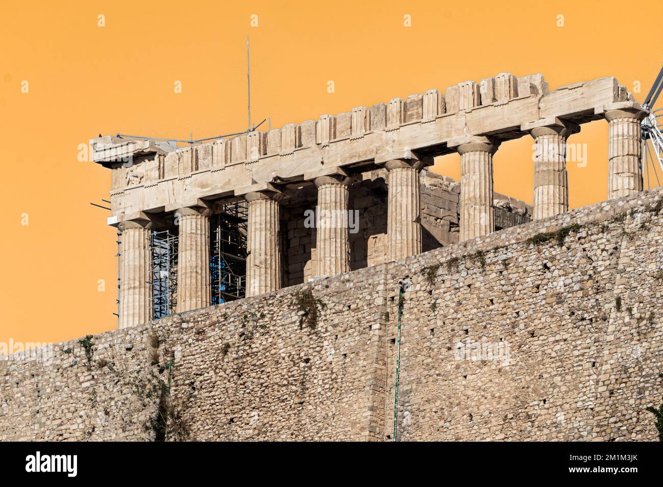 Acropolis of Athens (Cecropia) in Greece Stock Photo