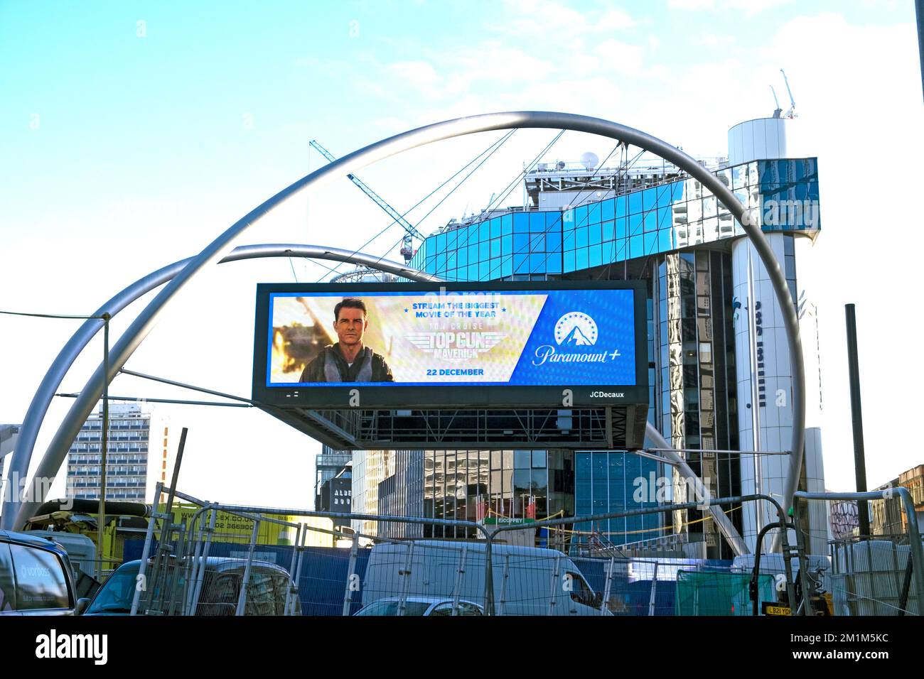 Paramount Tom Cruise Maverick electronic advert advertisement at Old ...