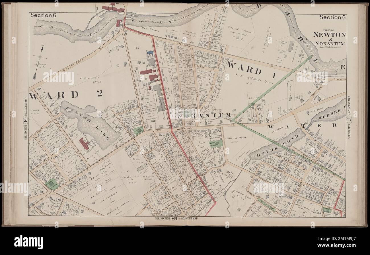 Atlas of the city of Newton, Massachusetts. section G , Real property