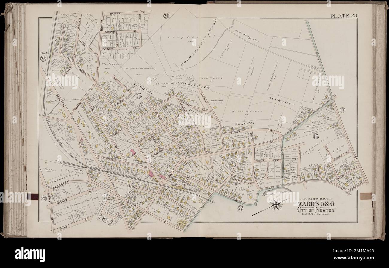 Atlas of the city of Newton, Massachusetts from actual surveys and