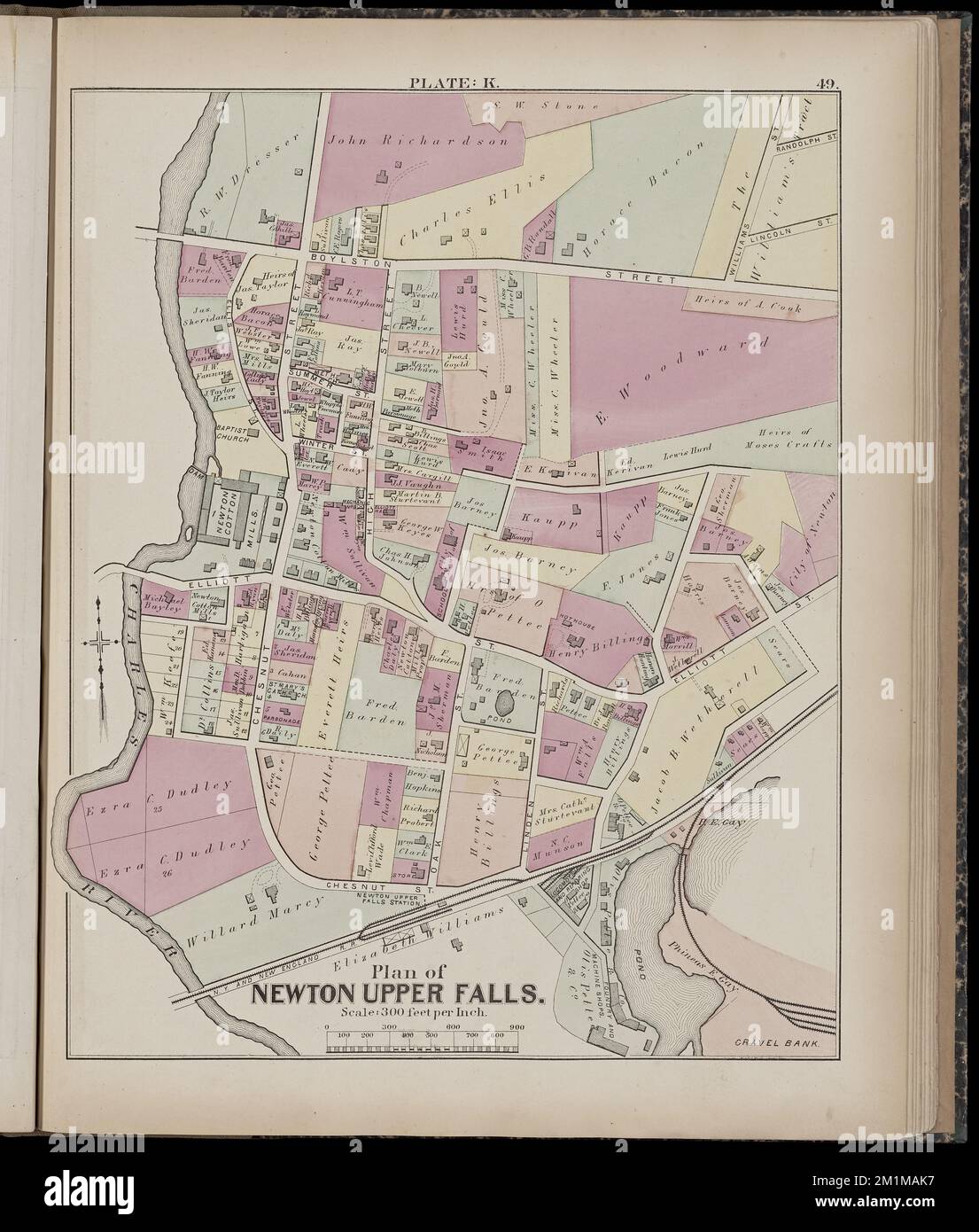 Atlas of the city of Newton, Middlesex Co., Massachusetts from actual