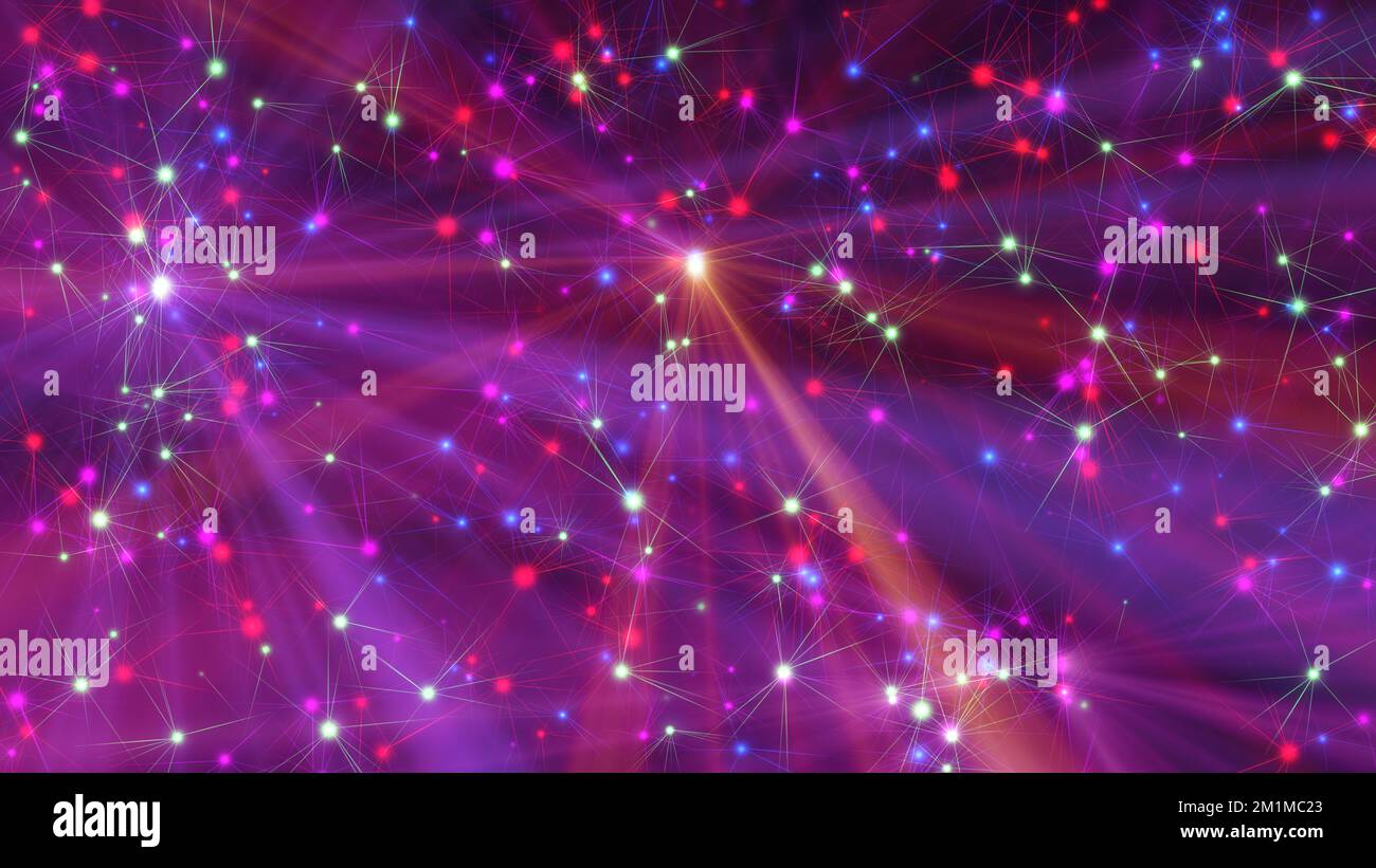 laser ray light neon rays illustration render Stock Photo Alamy