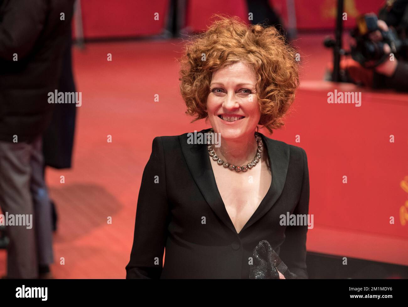 Stephanie Zacharek - Eroeffnungsgala und Berlinale-Premiere des Spielfilms 'Isle of Dogs', Berlinale 2018, Berlinale Palast, 15. Februar 2018, Berlin. Stock Photo