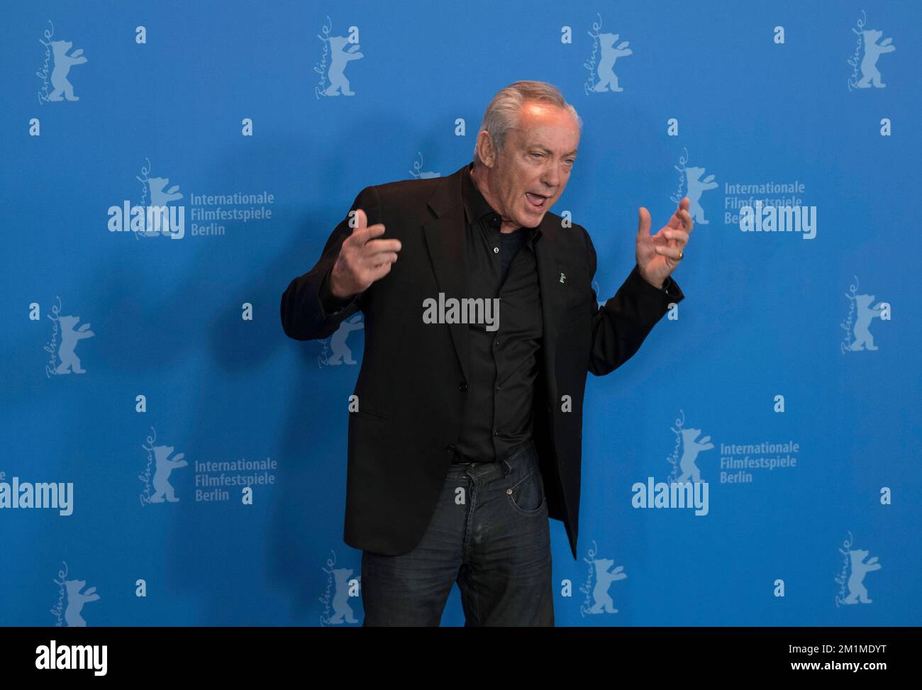 Udo Kier - Photocall zum Spielfilm 'Don't Worry, He Won't Get Far on Foot', Berlinale 2018, 20. Februar 2018, Berlin. Stock Photo