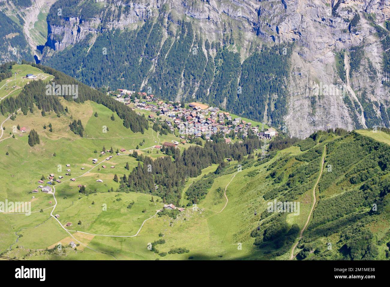 Murren view hi-res stock photography and images - Alamy