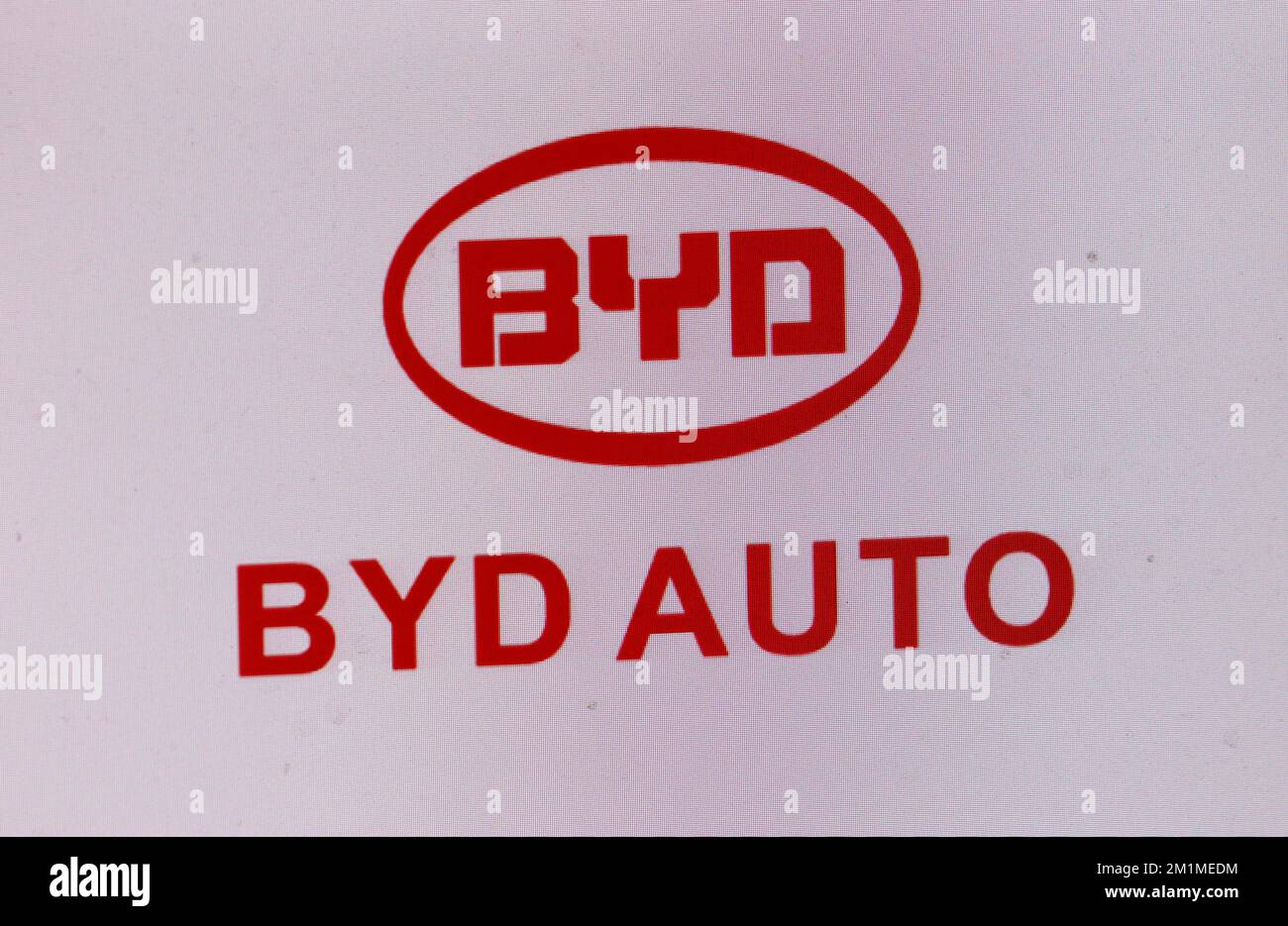 Logo/ Markenname/ brand name: BYD Auto, Berlin  (nur fuer redaktionelle Verwendung. Keine Werbung. Referenzdatenbank: http://www.360-berlin.de. © Jens Stock Photo
