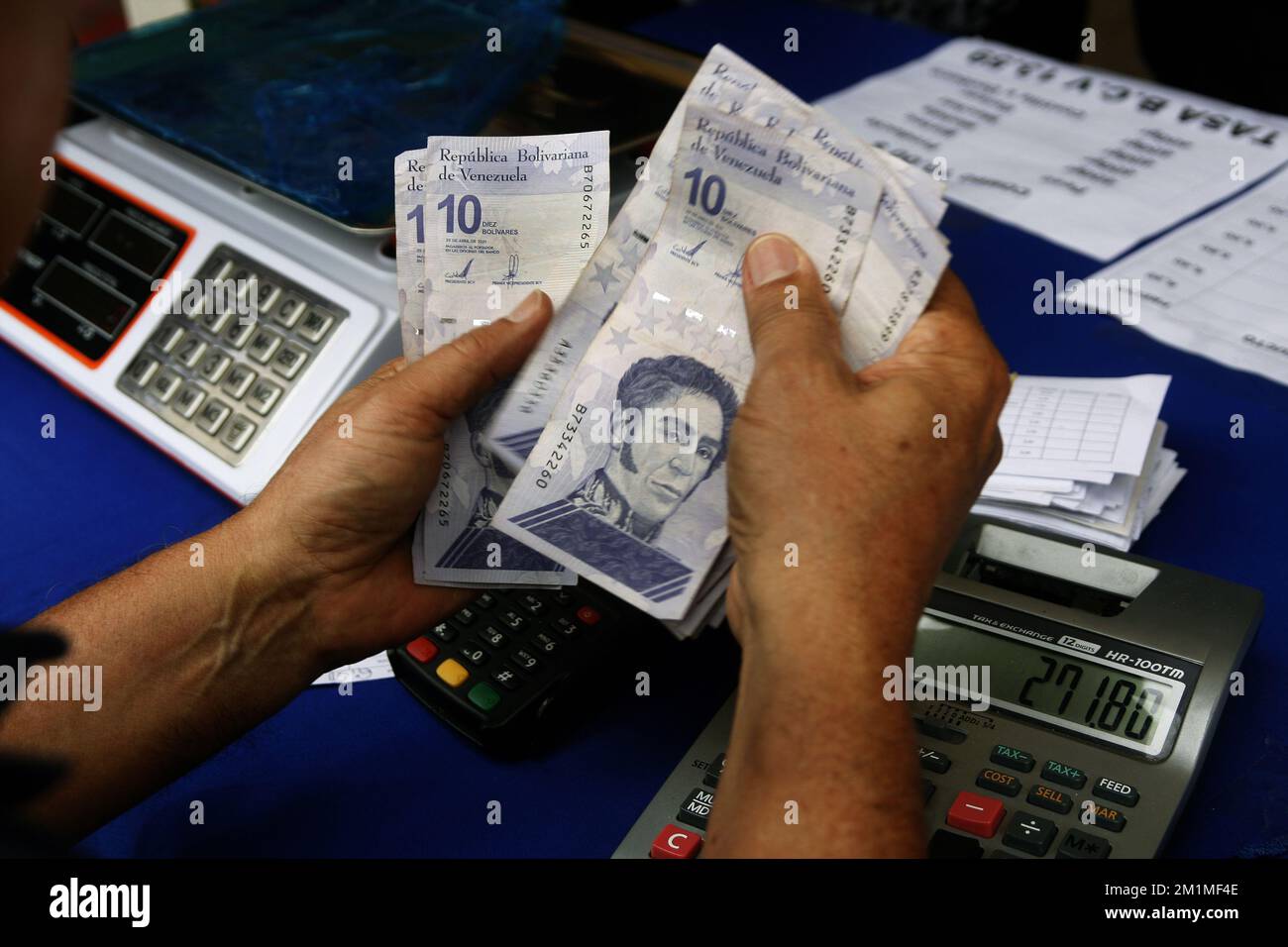 The bolivar has registered a 17 devaluation against the dollar in the