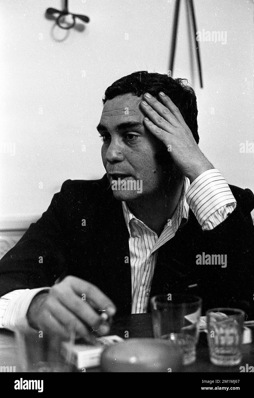 Carlos Alonso, Argentine painter, circa 1965 Stock Photo Alamy