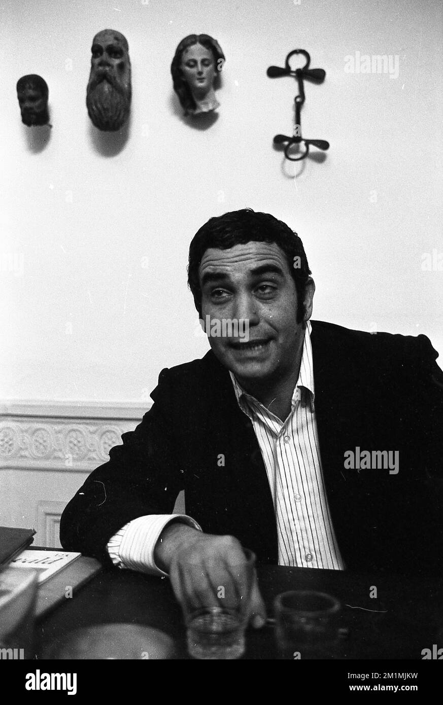 Carlos Alonso, Argentine painter, circa 1965 Stock Photo Alamy