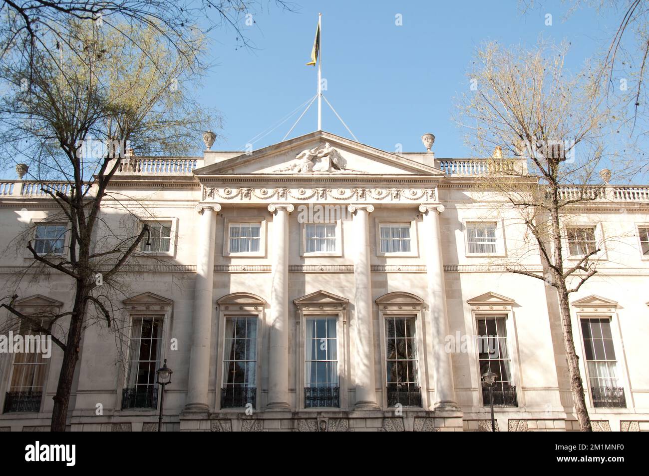 Stratford House (now the Oriental Club), Stratford Place, off Oxford Street, London, UK. Exclusive Private Club Club. Stock Photo