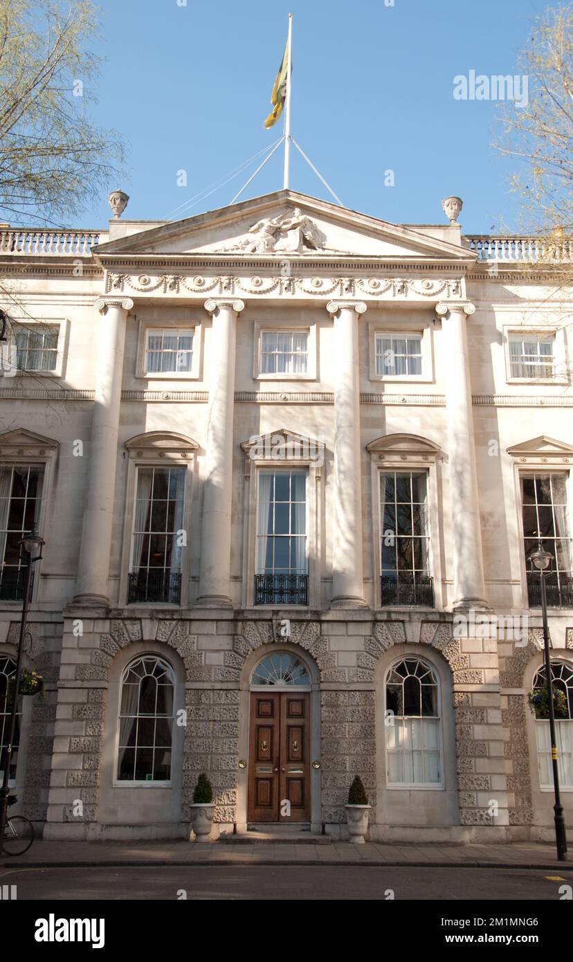 Stratford House (now the Oriental Club), Stratford Place, off Oxford Street, London, UK. The Oriental Club  is an exclusive Private Members’ Club. Stock Photo