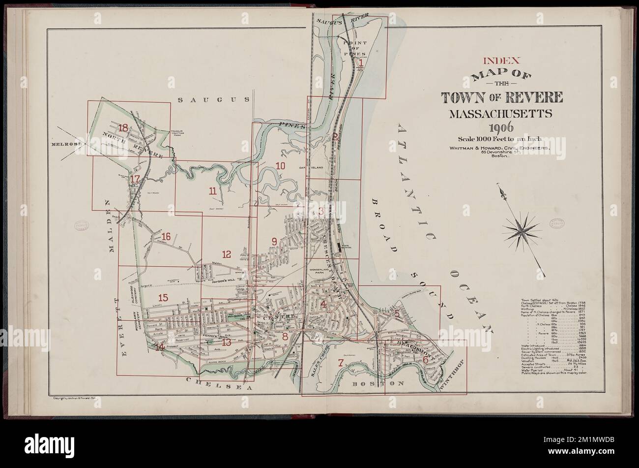 Atlas of the towns of Revere and Winthrop, Suffolk County
