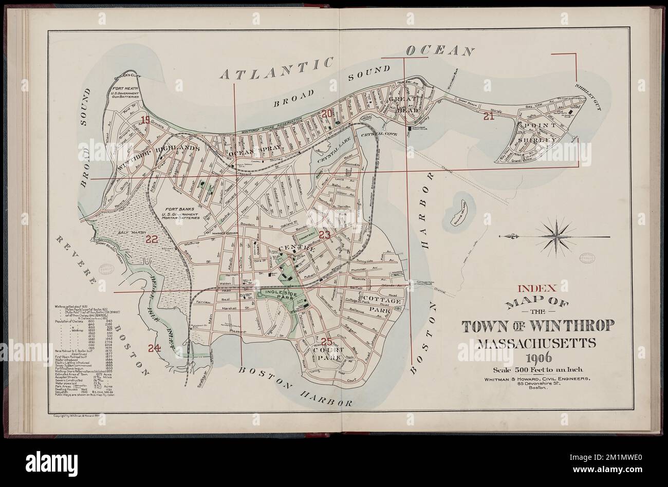 Atlas of the towns of Revere and Winthrop, Suffolk County