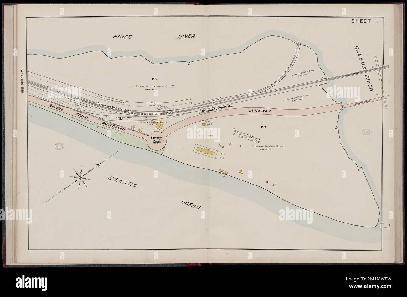 Atlas of the towns of Revere and Winthrop, Suffolk County